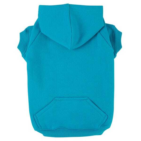 Zack & Zoey Basic Dog Hoodie - XS - Parrot Green - 8" - Poly/Cotton Blend