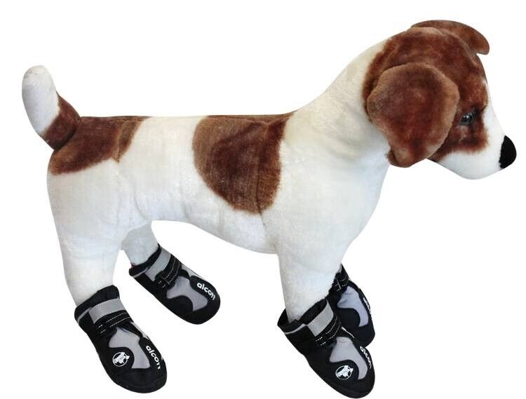 Alcott Explorer Adventure Dog Boots, Large, Grey and Black, 3.25-Inch