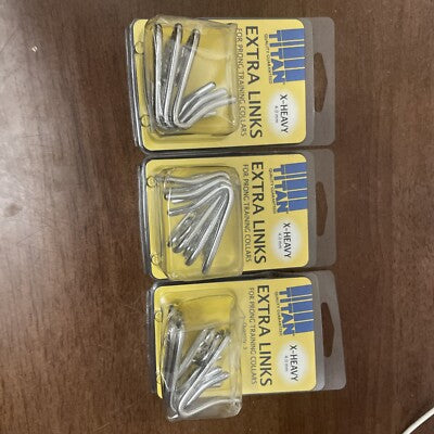 Coastal Titan 4.0mm Prong Collar Extra Links - 3 Pack - For Dog Training Collars