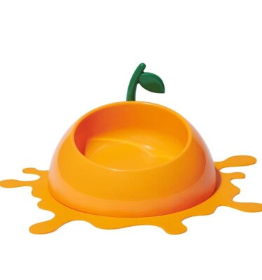 Vetreska Juicy Cherry Pet Bowl, Spoon & Mat Set - Anti-Vomit, Non-Slip