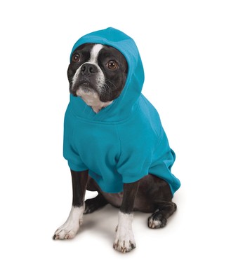 Zack & Zoey Basic Dog Hoodie, Large 20", Bluebird