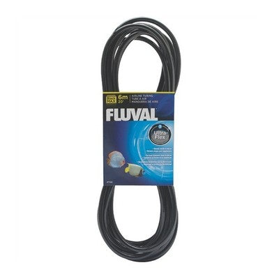 Fluval Black Airline Tubing - 20 Feet - Ultra Flex PVC Aquarium Air Line A1142