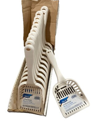 Petmate Jumbo Litter Scoop - Cat Litter Box Sifter, Bleached Linen