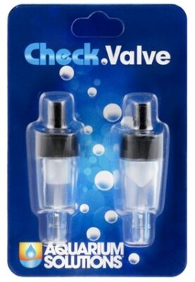 Hikari Aquarium Solutions Check Valve 2-Pack - Air Line Tubing Anti-Siphon Valve