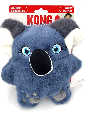 KONG Snuzzles Koala Dog Toy - Medium Plush Squeaky Toy for Dogs