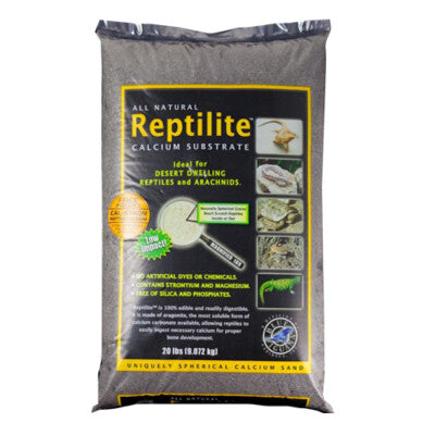 CaribSea Reptilite Smokey Sands All Natural Reptile Calcium Substrate - 20lb Bag