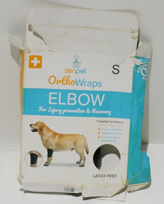 ZenPet Elbow Protector Ortho Wrap for Dogs - Small - Injury Prevention & Recovery