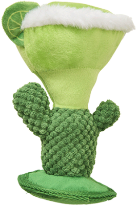 Fashion Pet Cosmo Margarita Plush Dog Toy - 7 Inch Squeaky Toy