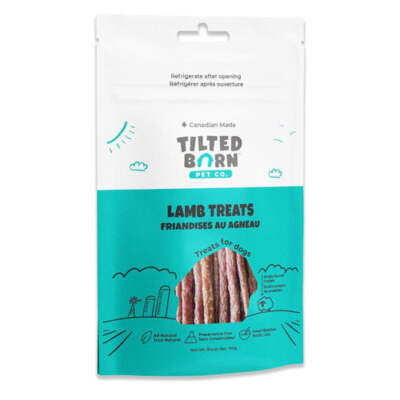 Tilted Barn Dog Treats - Lamb Recipe, Canadian Bacon Style, 3.53 oz