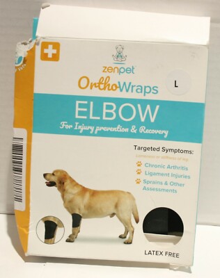 ZenPet Elbow Protector Ortho Wrap for Dogs - Large - Injury Prevention & Recovery