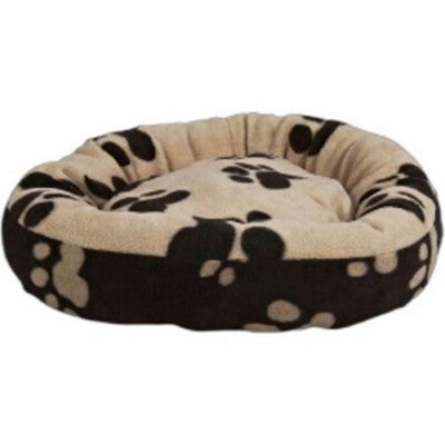Ethical Pet Bed - Paws Round - Chocolate - 20 Inch - Dog Bed