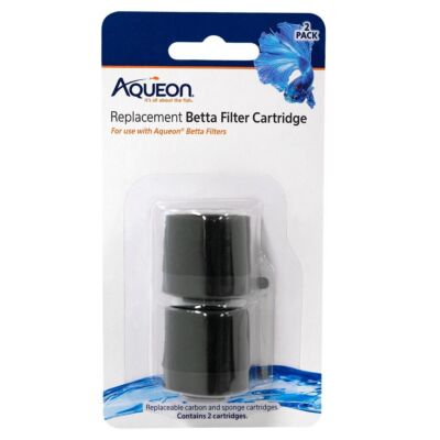 Aqueon Betta Filter Replacement Cartridge, 2-Pack