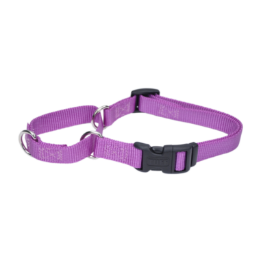 Coastal No! Slip Martingale Collar - Orchid - 1" x 29" Adjustable Dog Collar