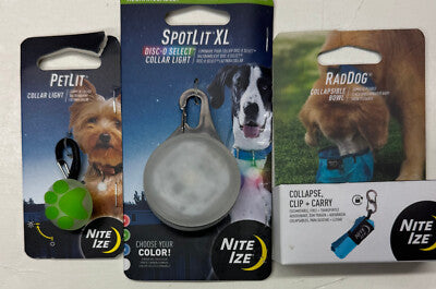 Nite Ize SpotLit XL Rechargeable Collar Light - Disc-O Select Pet Safety Light