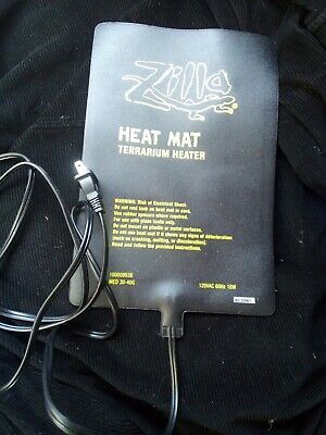Zilla Heat Mat - Terrarium Heater - Medium - 30-40 Gallon - 8x18" - 16W