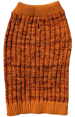Cosmo Autumn Sweater Orange Small Dog Sweater
