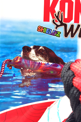 KONG Wild Shieldz Training Dummy Topo - Medium/Large - Durable Dog Water Toy