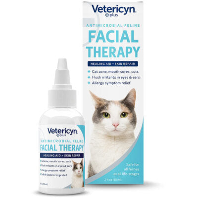 Vetericyn Plus Feline Antimicrobial Facial Therapy - 2 fl oz - Cat Face Wash