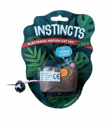 SmartyKat Instincts Meandering Mouse Battery Powered Motion Plush Cat Toy