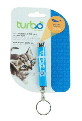 Coastal Pet Turbo LED Pointer Cat Toy - Fish Light Projector