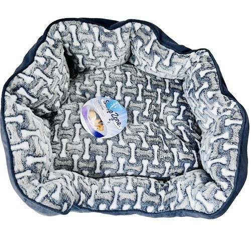 Ethical Pet Sleep Zone Luxe Faux Suede Pillow Bed - 32" Chocolate