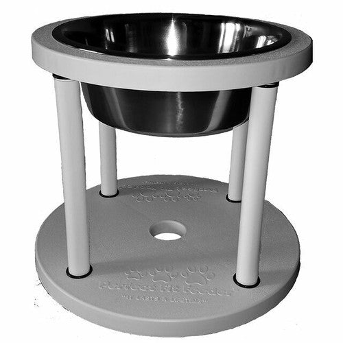 Necoichi Extra Wide Raised Cat Food Bowl - Tilted, Elevated, Prevents Whisker Fatigue