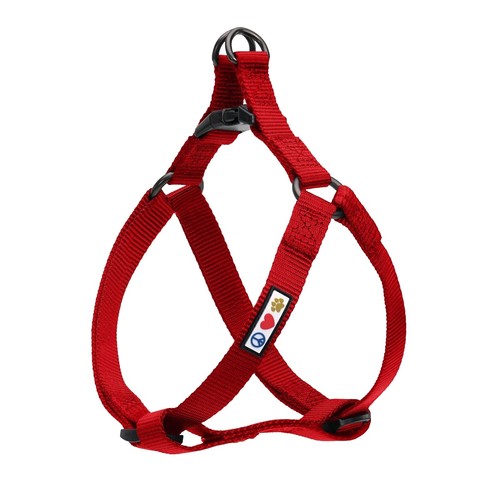 Coastal Comfort Wrap Adjustable Dog Harness - Red - 5/8" Wide - 16-24"