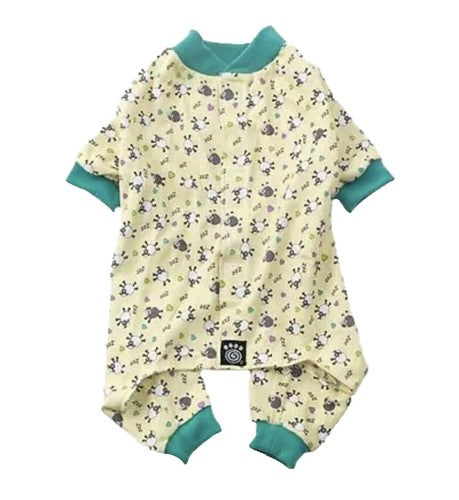 Pet-rageous Counting Sheep Dog Pajamas PJs Yellow Size XL