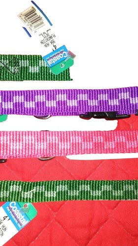 Coastal Pet New Earth Soy Dog Collar - Fuchsia - Large - 18-26" Adjustable