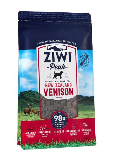 ZiwiPeak Venison Air-Dried Dog Food, Grain-Free, Single Protein (2.2 lb / 1 kg)