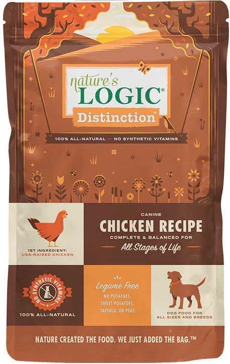 Nature's Logic Distinction Chicken Recipe Dog Food, 24 lb Bag