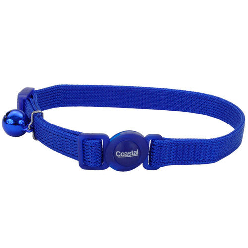 Coastal Safe Cat Breakaway Collar - Blue - Adjustable 8-12 inch