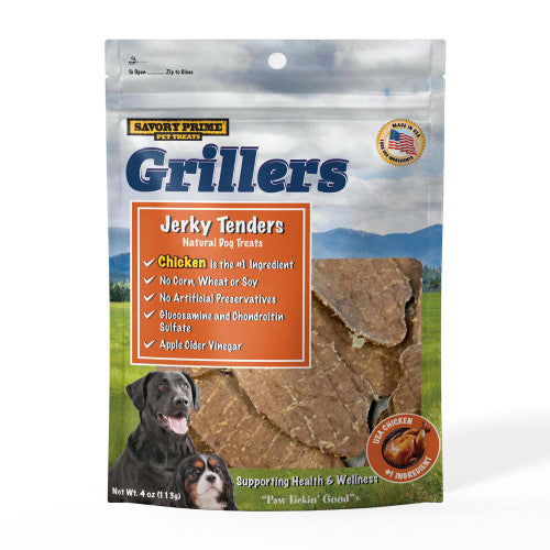 Savory Prime Grillers Chicken Tenders Dog Treats, 4 oz