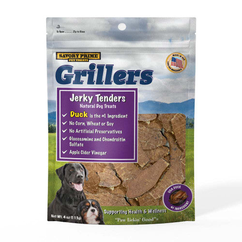Savory Prime Grillers Duck Tenders Dog Treats - 4 oz