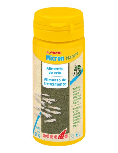 Sera Micron Nature - Fry Food - Baby Fish Food - 50ml Powder