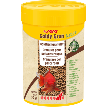 Sera Goldy Gran Nature - Goldfish Food Pellets - 30g/100ml