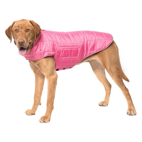 RC Pet Products Skyline Puffy Dog Vest, 24-Inch, Pink/Bla...