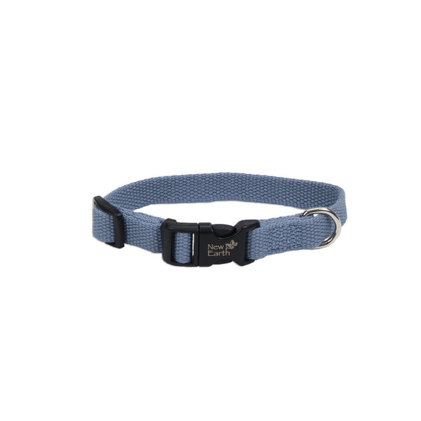 Coastal Soy Dog Collar - Slate - Adjustable 12-18 inch