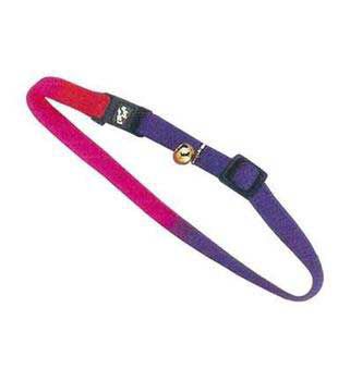 Fou Collar Adjustable Cat Safe Breakaway w/Bell Black