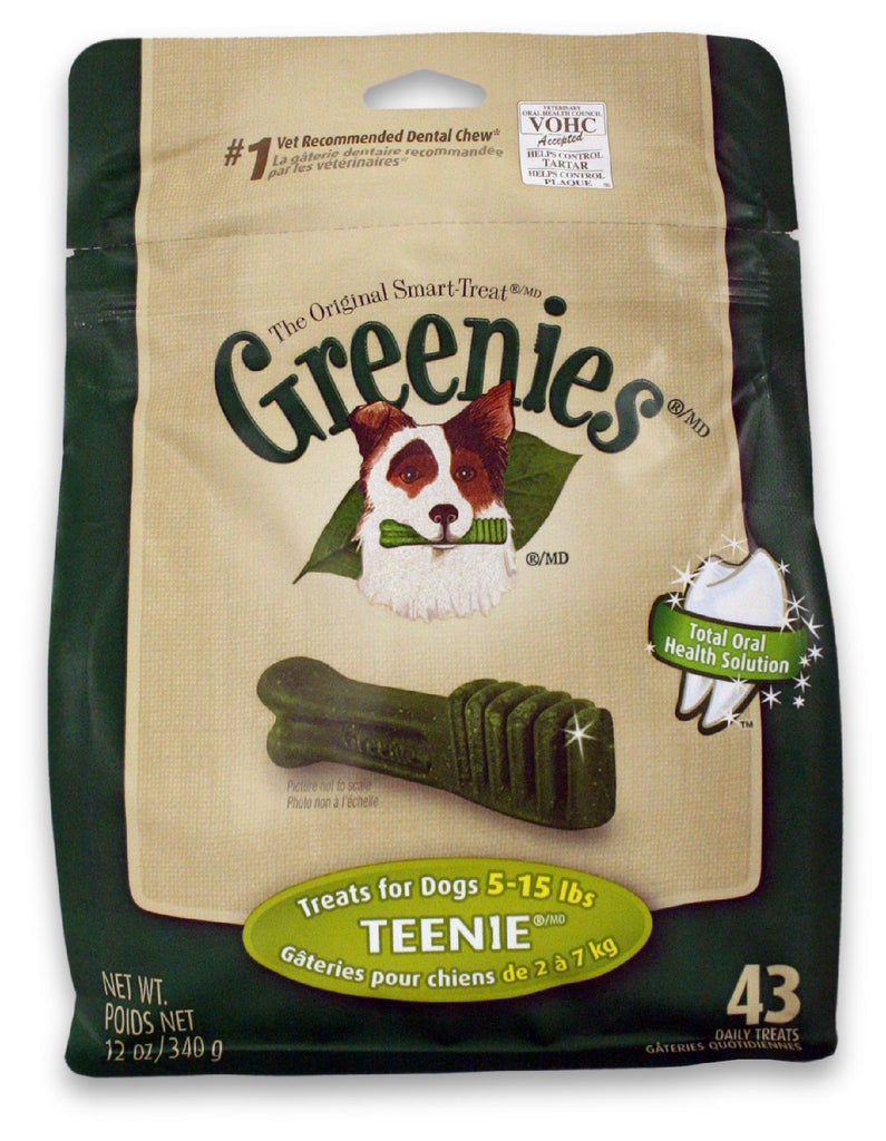 GREENIES Dental Dog Treats, Teenie, Original Flavor, 22 T...