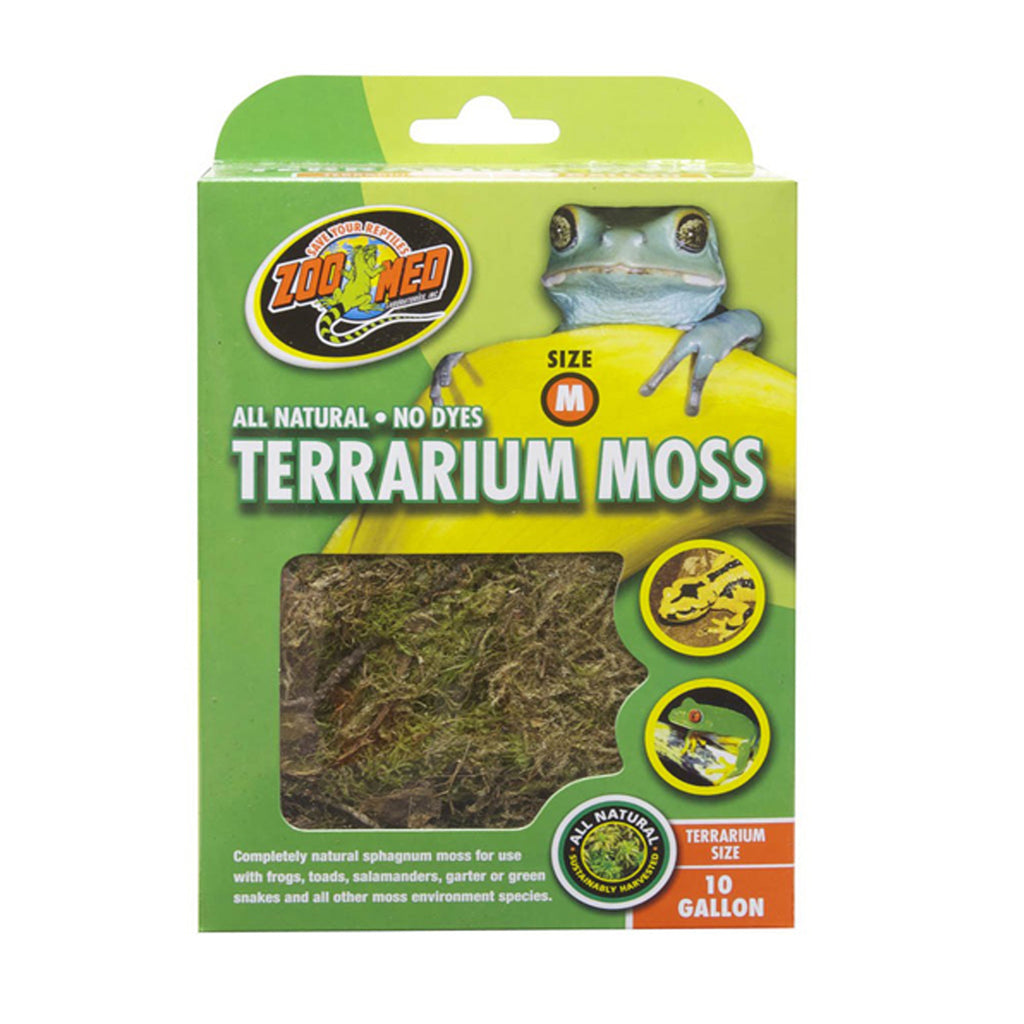 Zoo Med Terrarium Moss - Natural Reptile & Amphibian Substrate - 10 Gallon