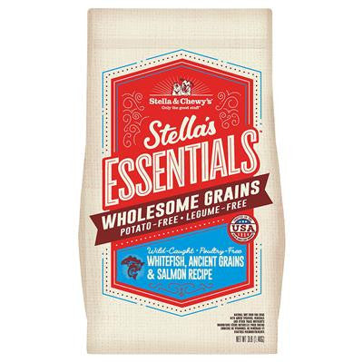 Stella & Chewy's Essentials Whitefish & Salmon Ancient Grain Dog Food, 3 lb