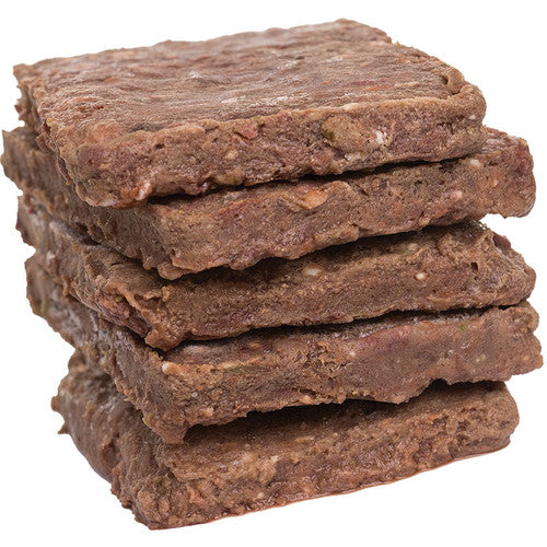 Steve's Real Food Dog & Cat Frozen Prey Beef Patties - 20 lb Bulk, No Produce, Raw Diet