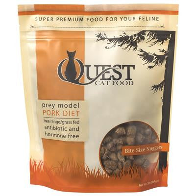 Steve's Real Food Cat Quest Frozen Pork Nuggets, 2 lb