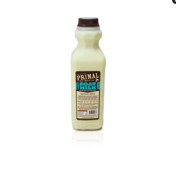 Primal Raw Goat Milk for Cat & Dog 32 Oz