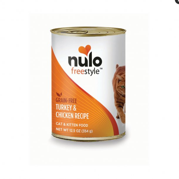Nulo Freestyle Grain Free Turkey & Chicken Recipe Pate Cat Food 12.5 Oz