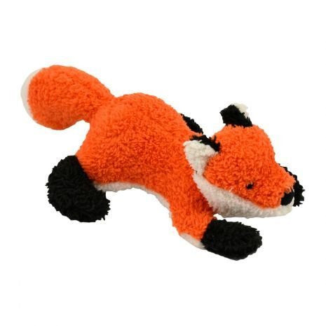 Tall Tails Dog Spring Squeaker Fox Plush Toy, 12 Inches