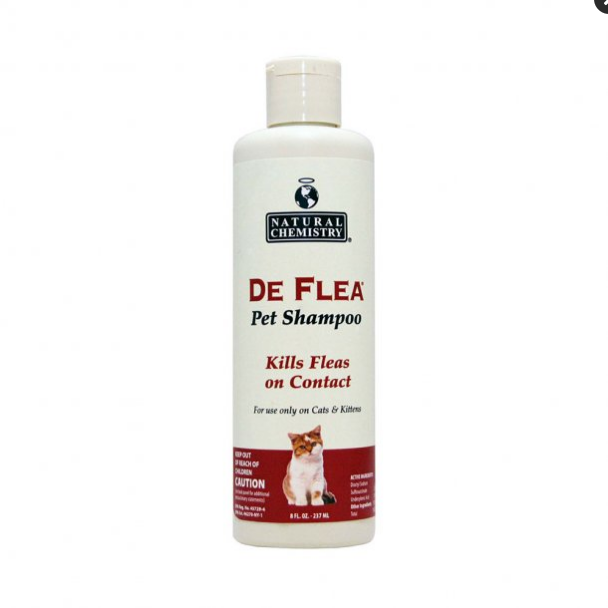 Natural Chemistry DeFlea Shampoo Cat RTU 8z