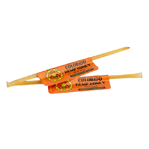 Colorado Hemp Honey Tangerine Tranquility CBD Single Serve Stick