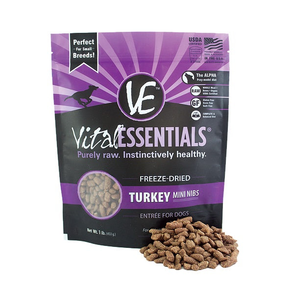 Vital Essentials Freeze-Dried Turkey Giblets Dog Treats, 2 oz